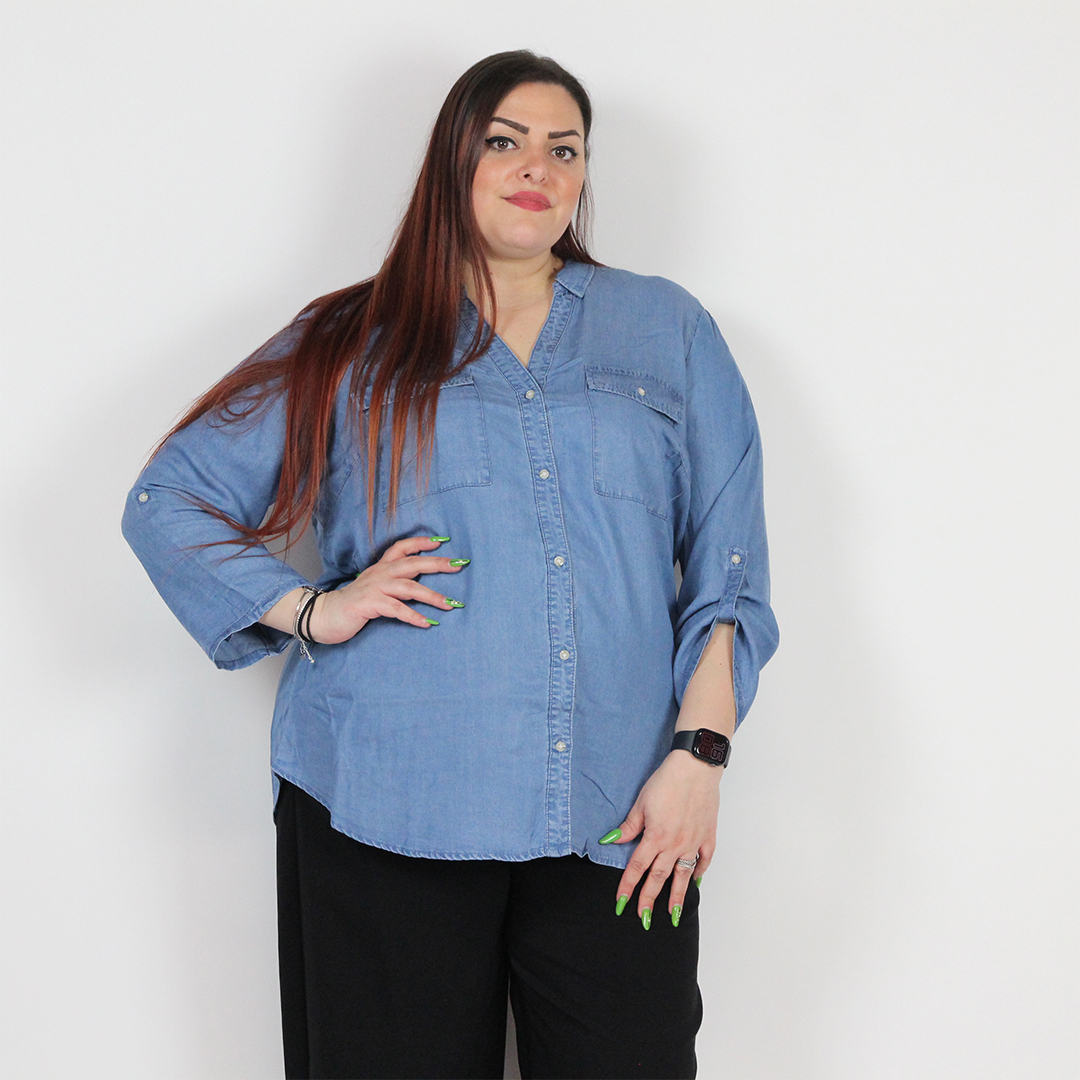 TENCELL CAMICIA OVER - immagine 5