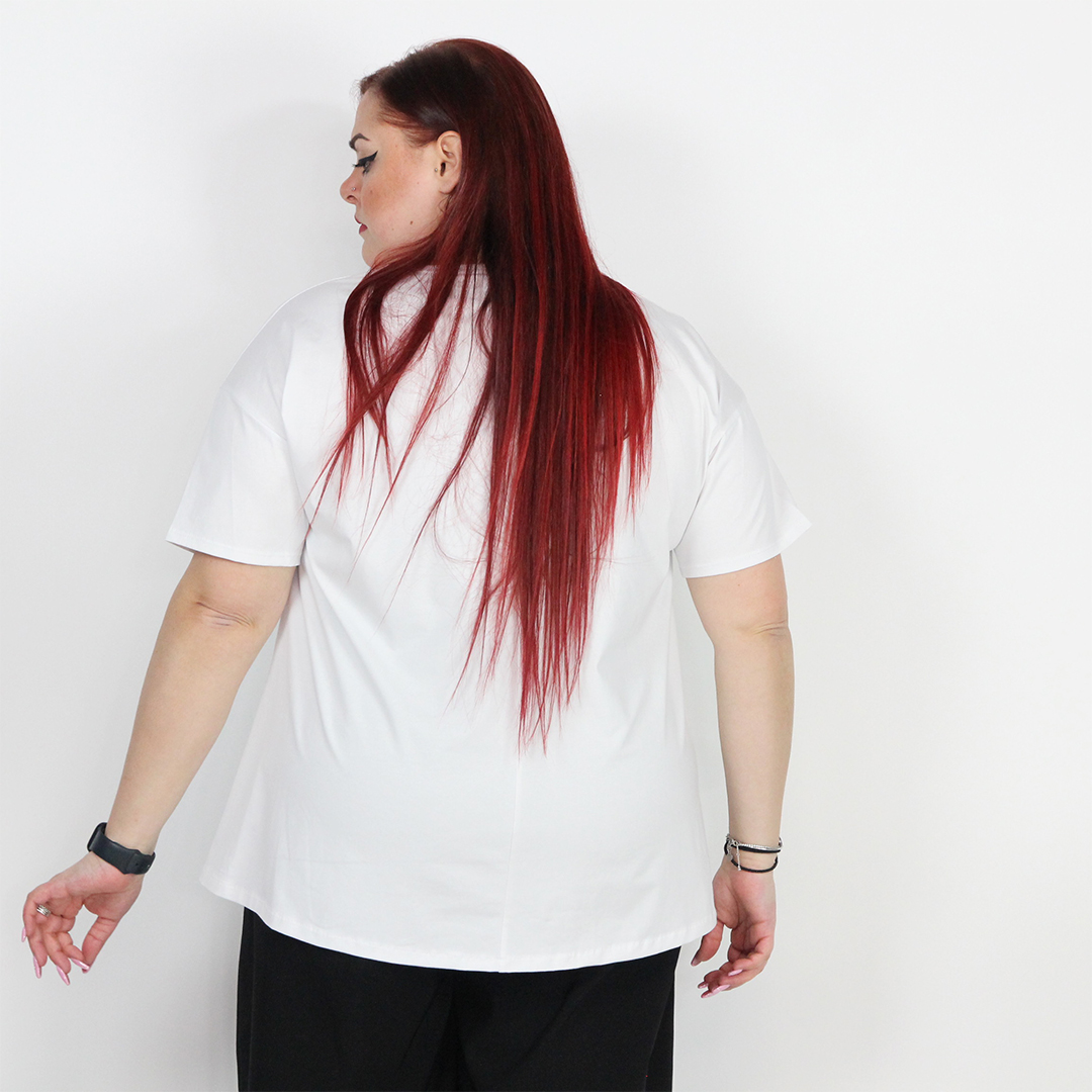 T-SHIRT CERCHI CURVY - immagine 3