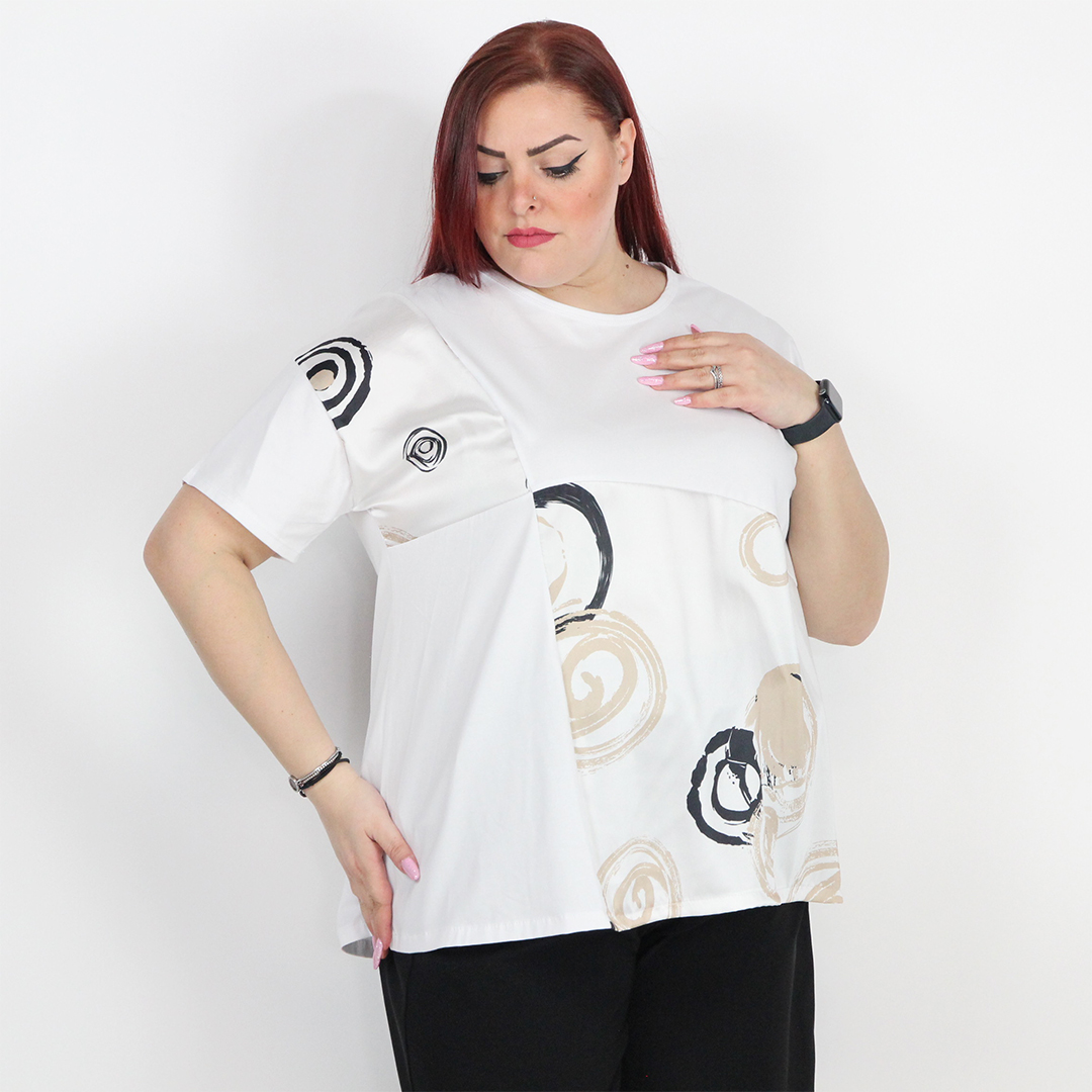 T-SHIRT CERCHI CURVY