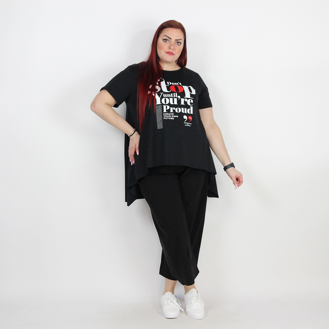 T-SHIRT STOP CURVY - immagine 2