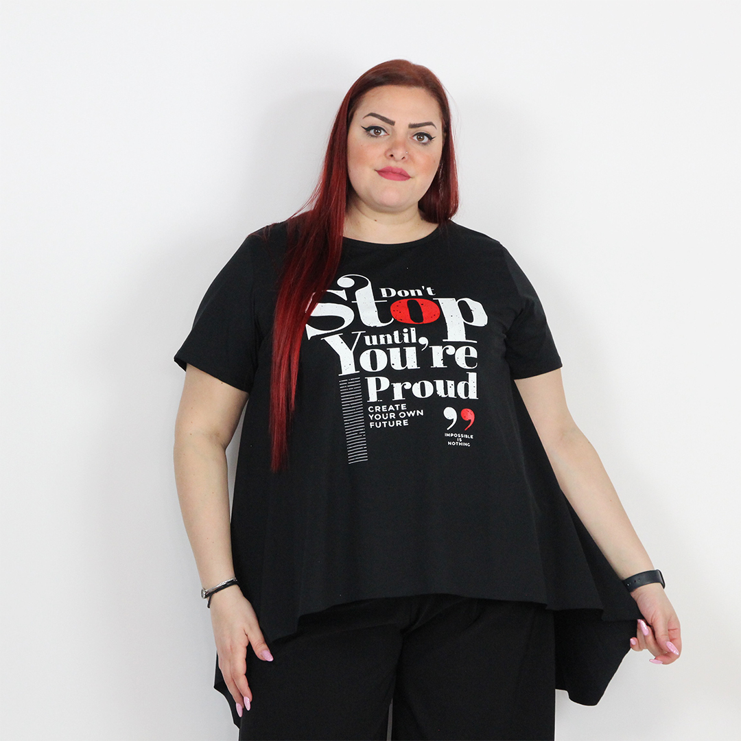 T-SHIRT STOP CURVY - immagine 6