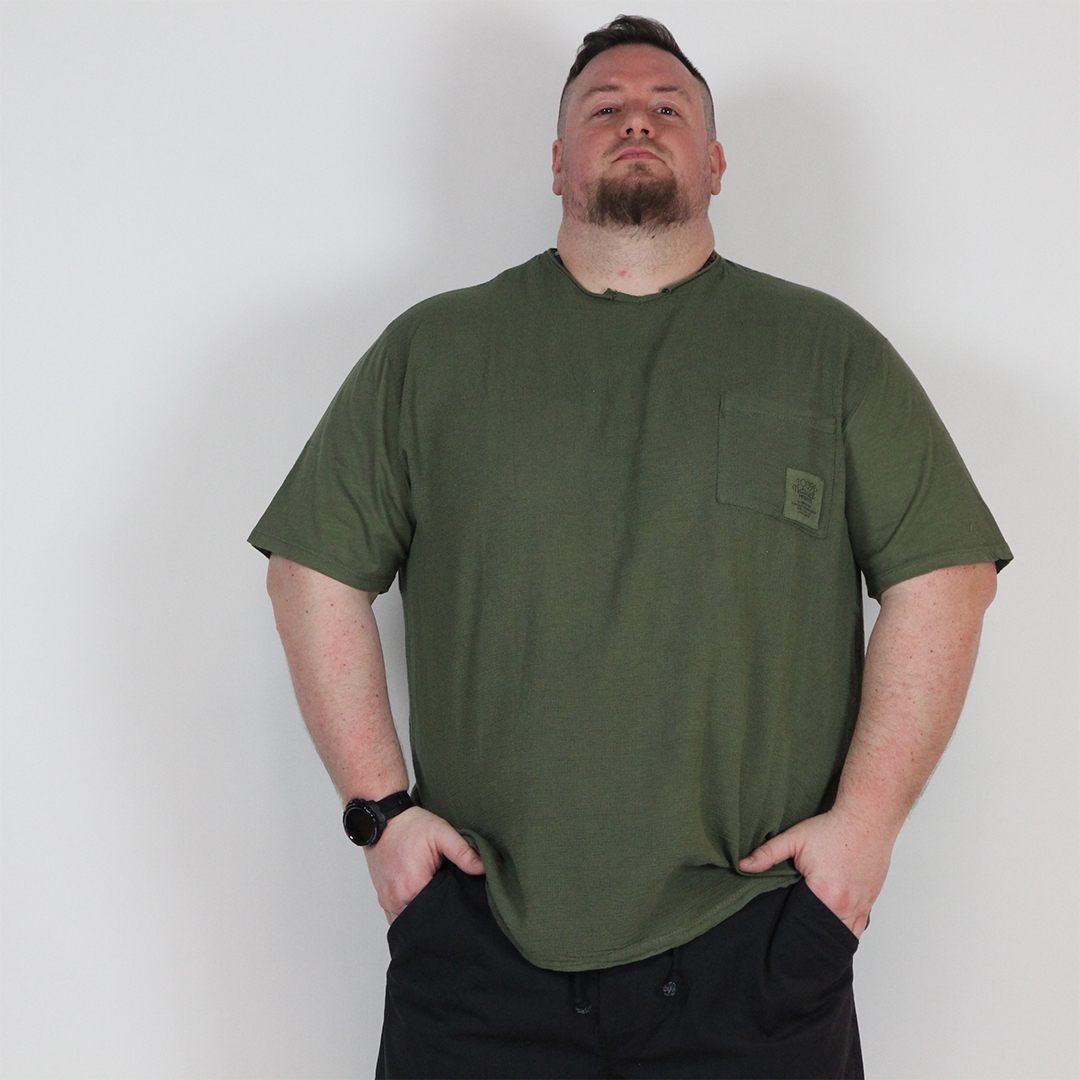 T-SHIRT SCOLLO V OVER - immagine 4