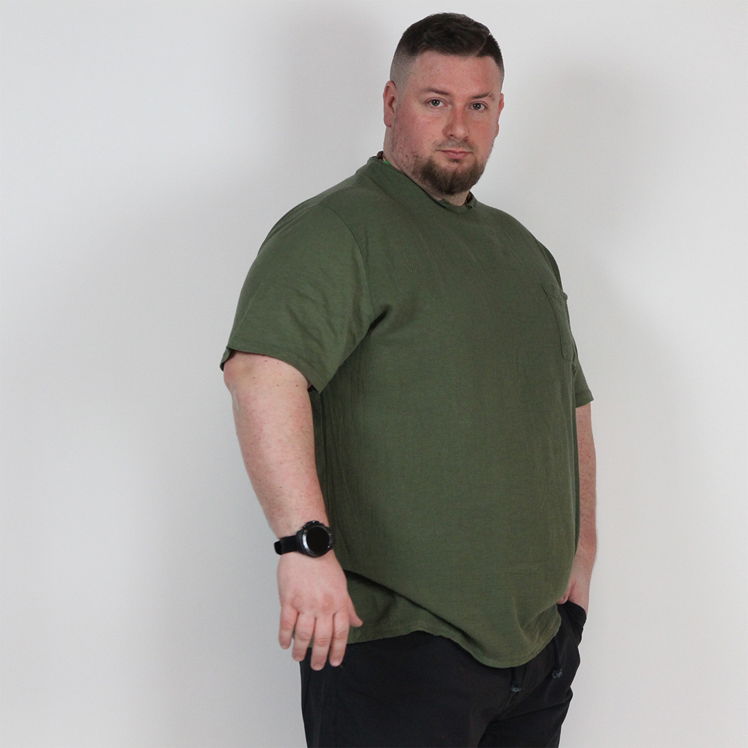 T-SHIRT SCOLLO V OVER - immagine 5