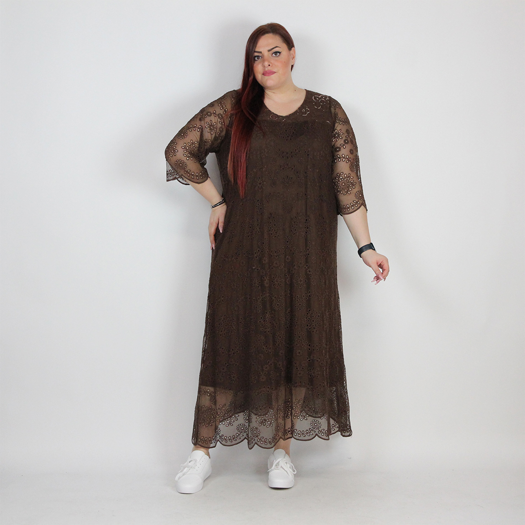 ABITO MACRAME TULLE