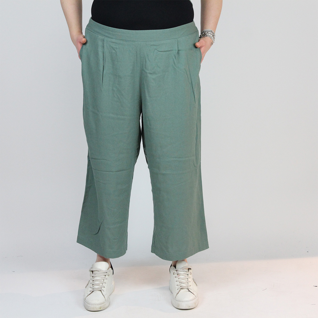 PANTA LINO 7/8 OVER - immagine 3