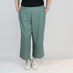 PANTA LINO 7/8 OVER
