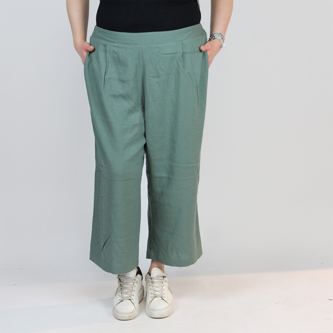 PANTA LINO 7/8 OVER