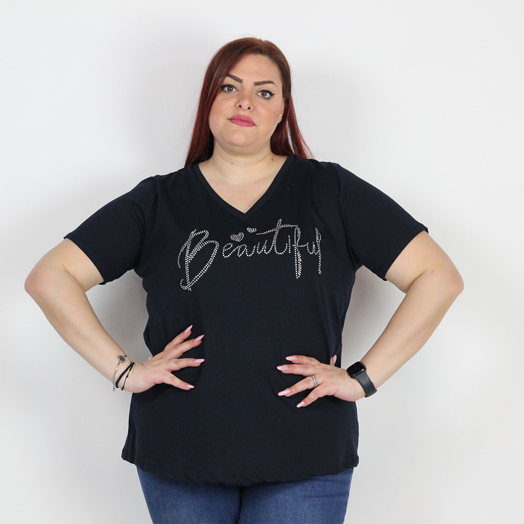 T-SHIRT V BEAUTIFUL - immagine 3