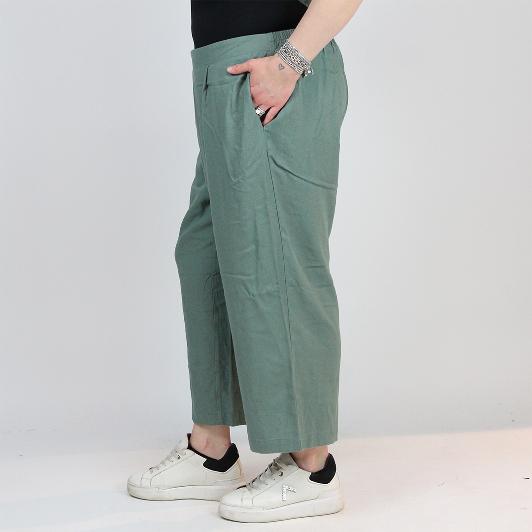 PANTA LINO 7/8 OVER - immagine 5