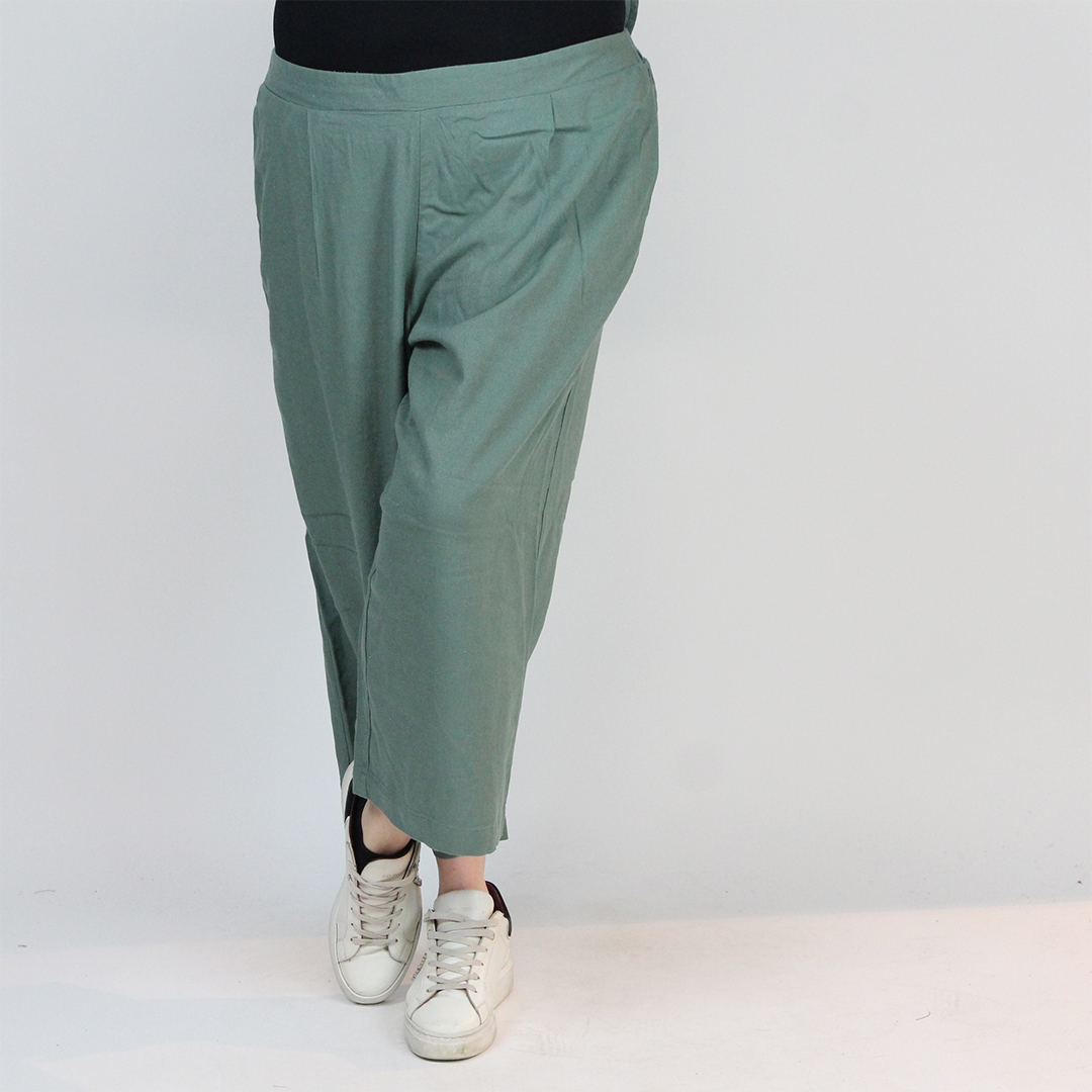 PANTA LINO 7/8 OVER - immagine 8