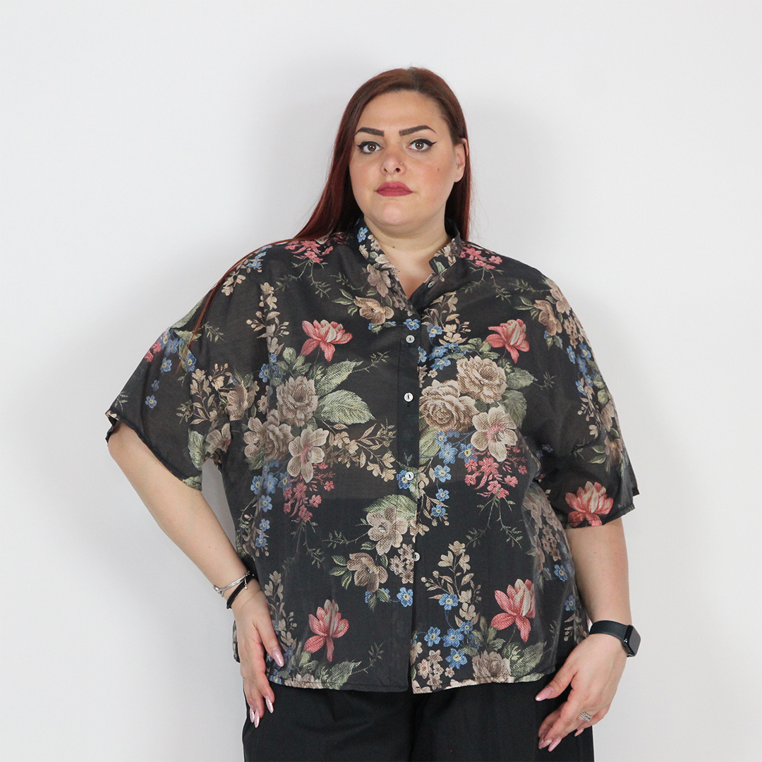 CAMICIA FIORELLINI CURVY - immagine 4