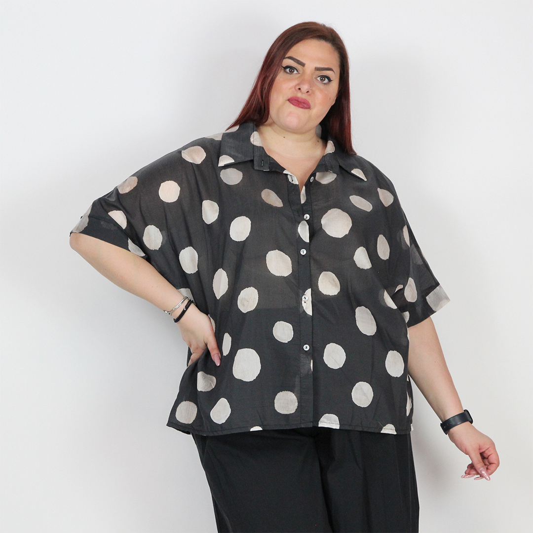 CAMICIA POIS CURVY - immagine 3