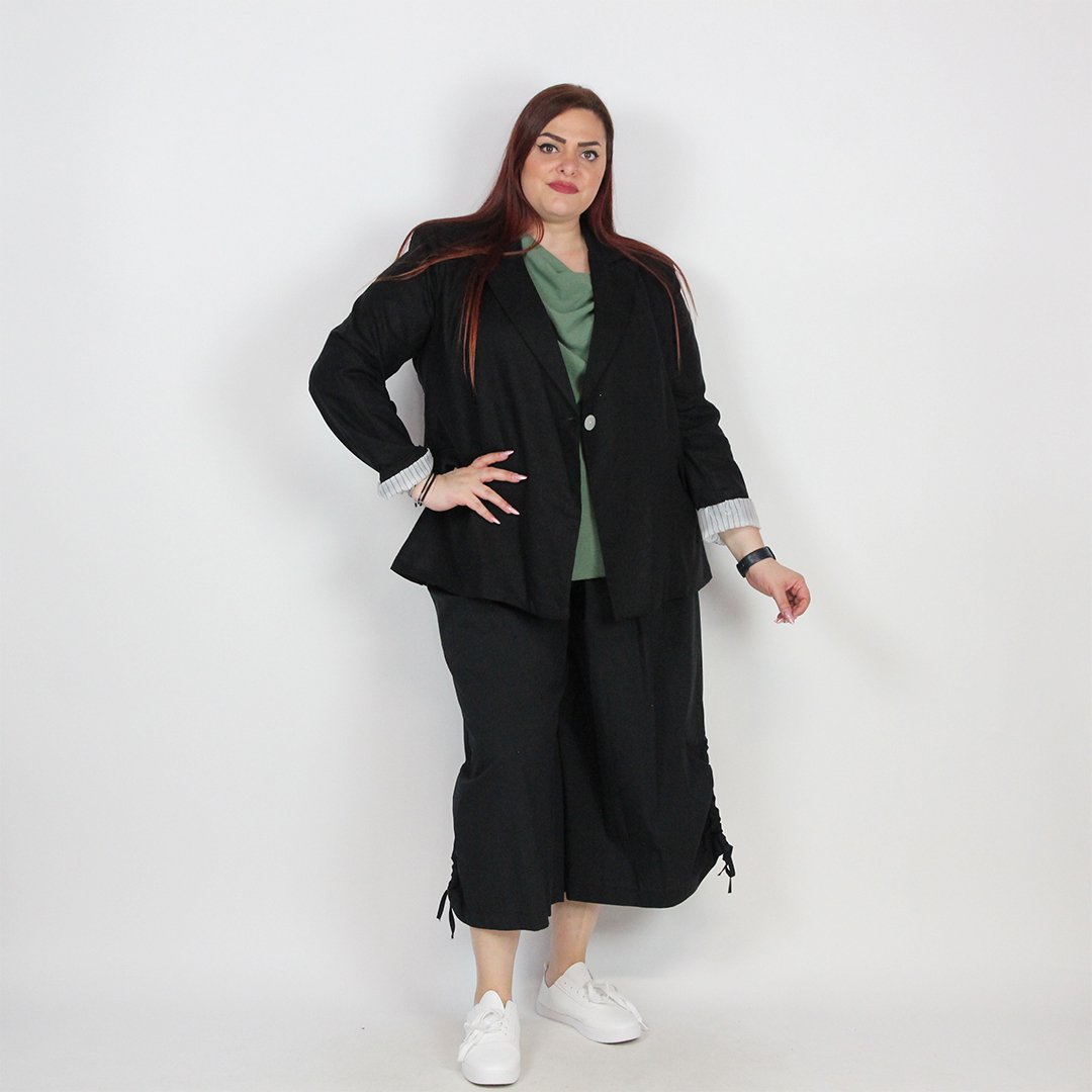 GIACCA LINO CURVY - immagine 2