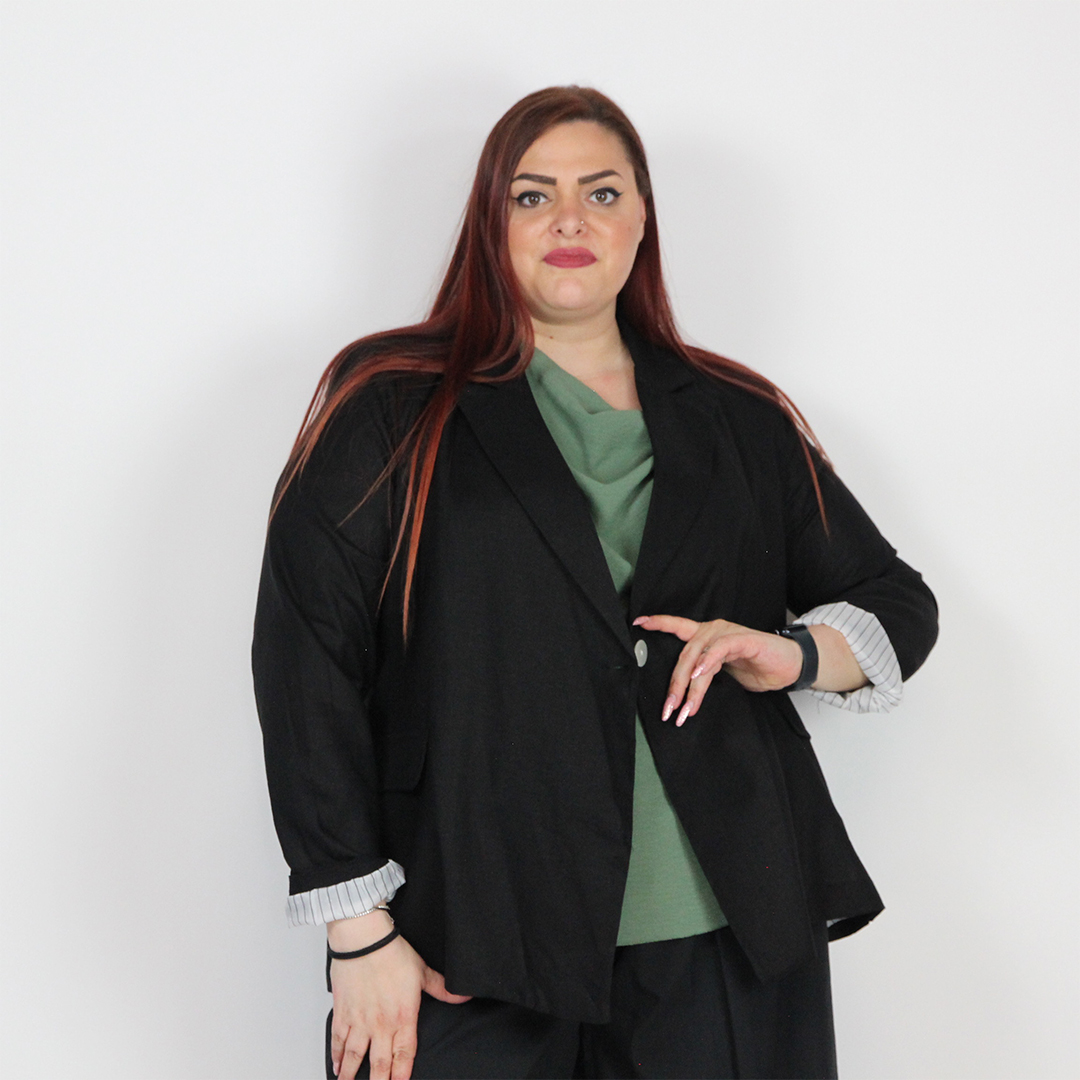 GIACCA LINO CURVY - immagine 4