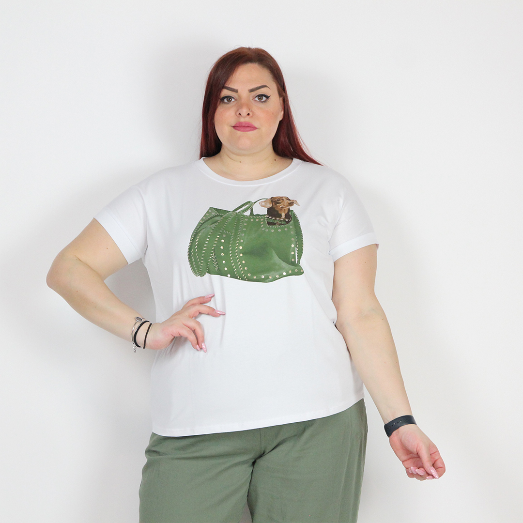 T-SHIRT BORSA BASSOTTO - immagine 7