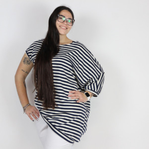 T-SHIRT ASSIMETRICA SUN