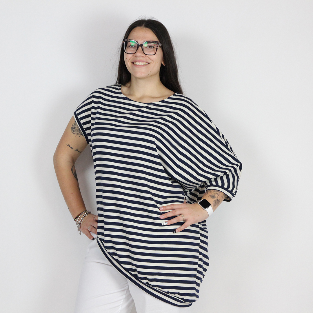 T-SHIRT ASSIMETRICA SUN - immagine 6