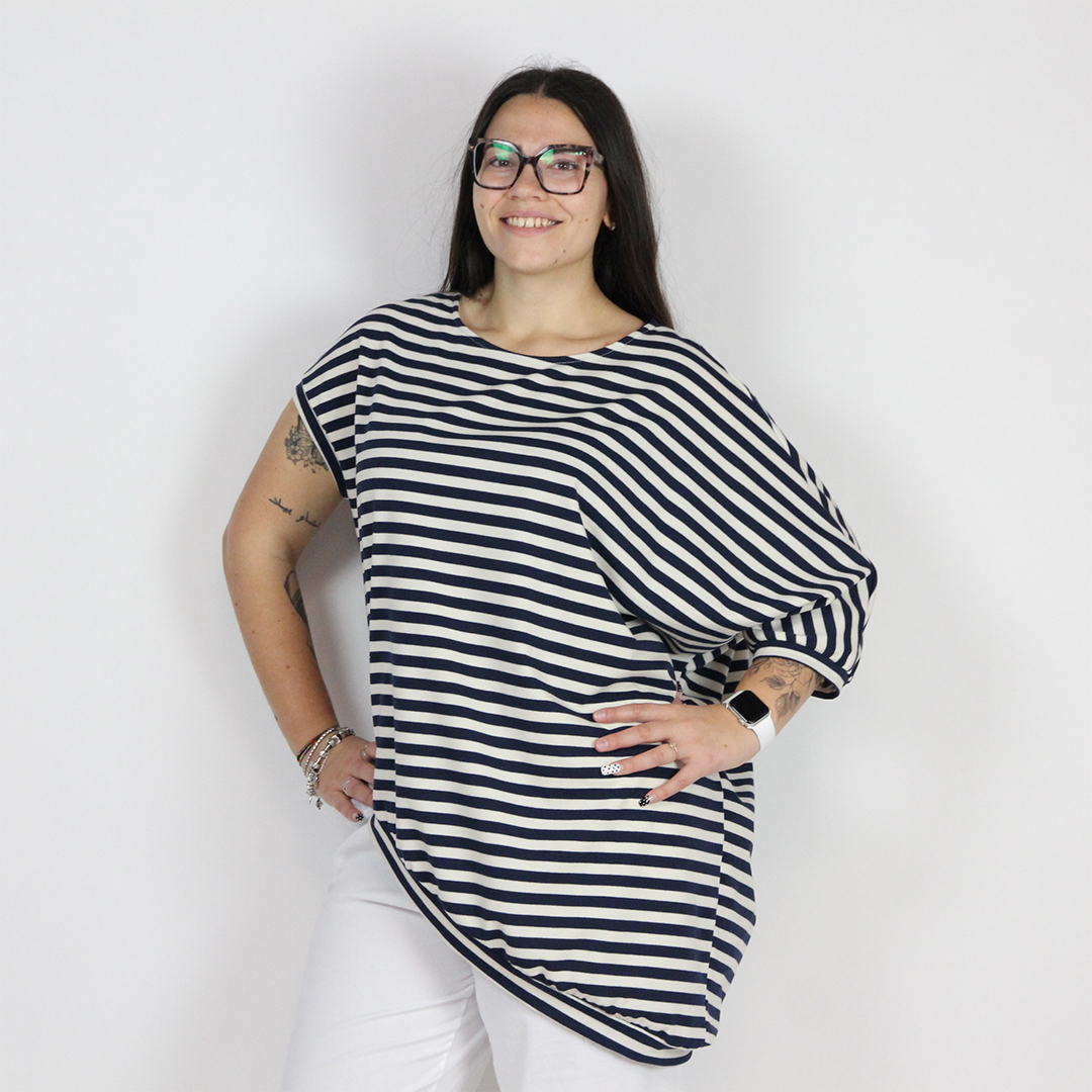 T-SHIRT ASSIMETRICA SUN - immagine 7