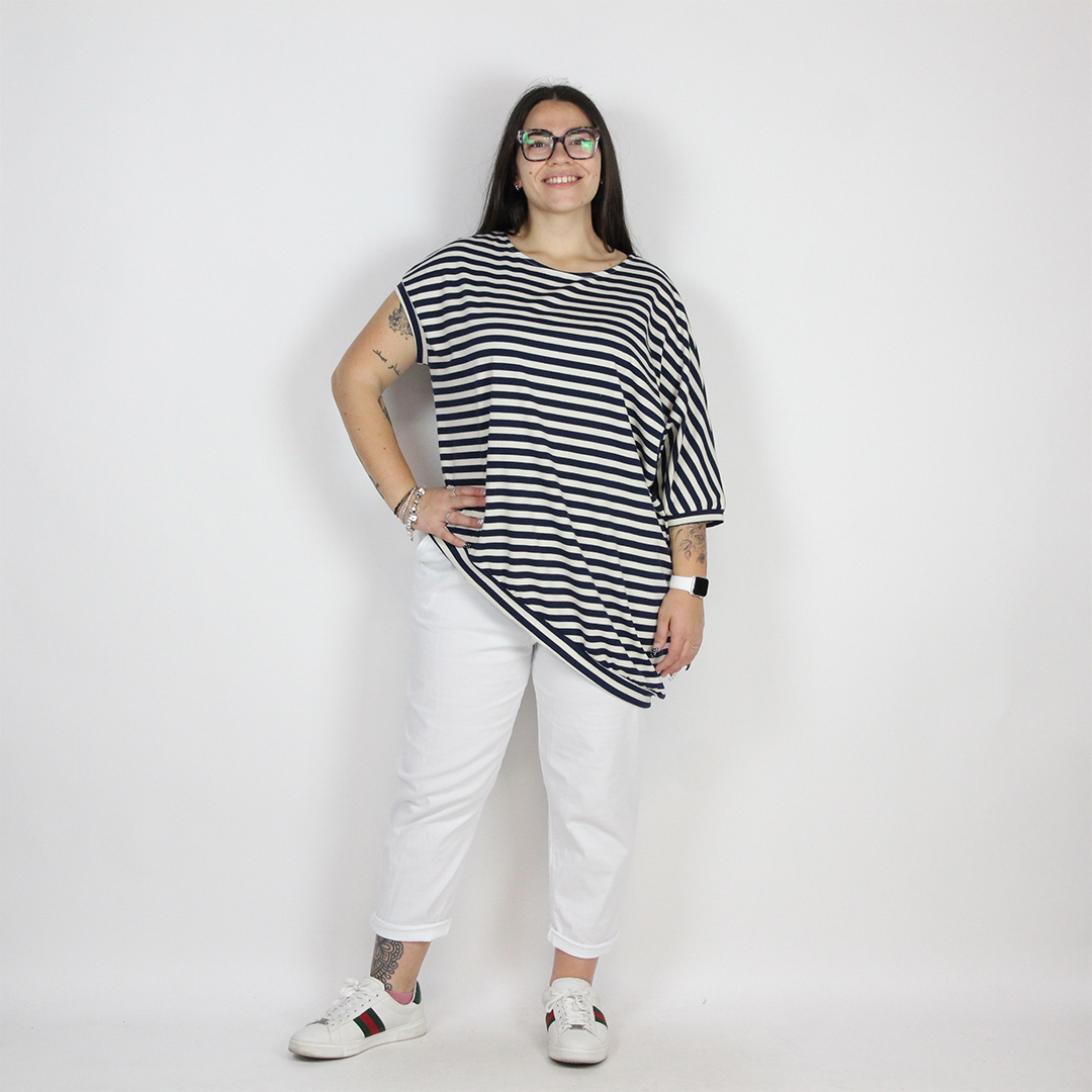 T-SHIRT ASSIMETRICA SUN - immagine 9