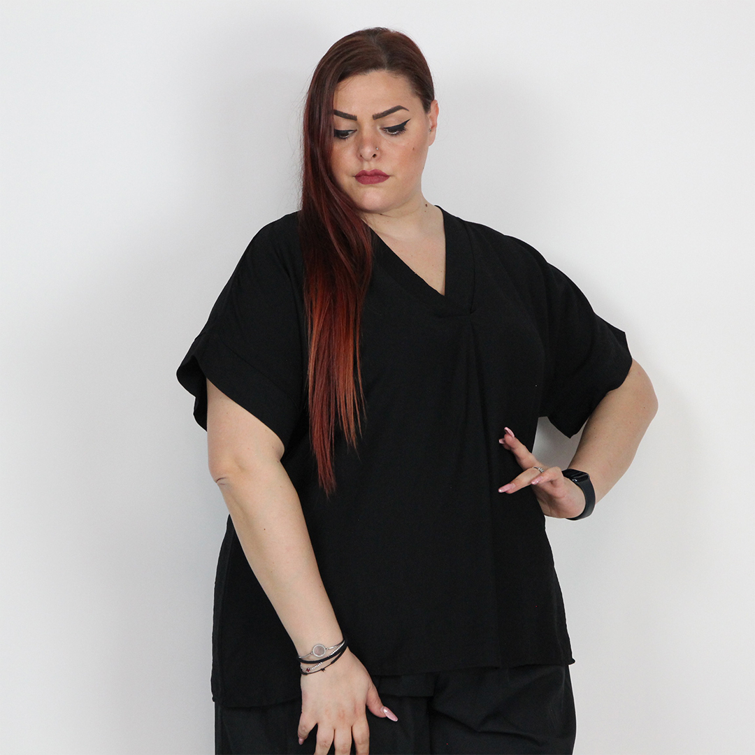 BLUSA PIEGA CURVY - immagine 3