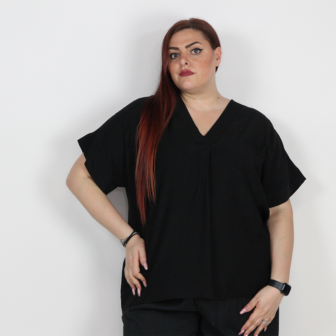 BLUSA PIEGA CURVY - immagine 4