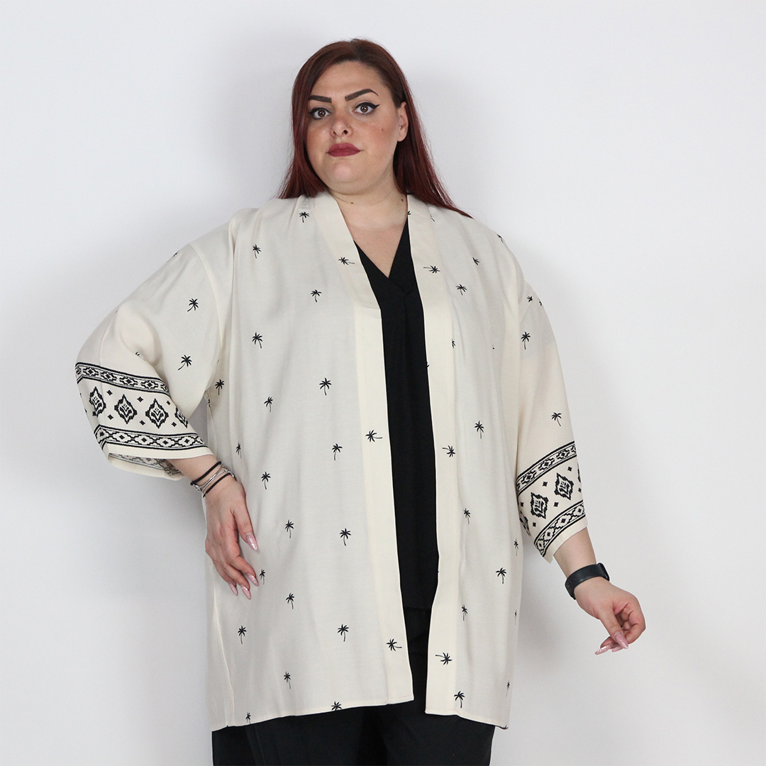 KIMONO PALME CURVY - immagine 3