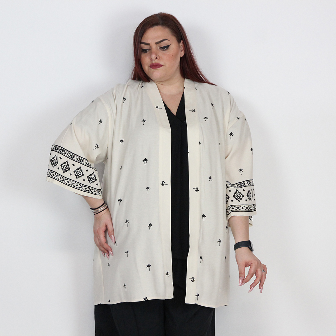 KIMONO PALME CURVY - immagine 5