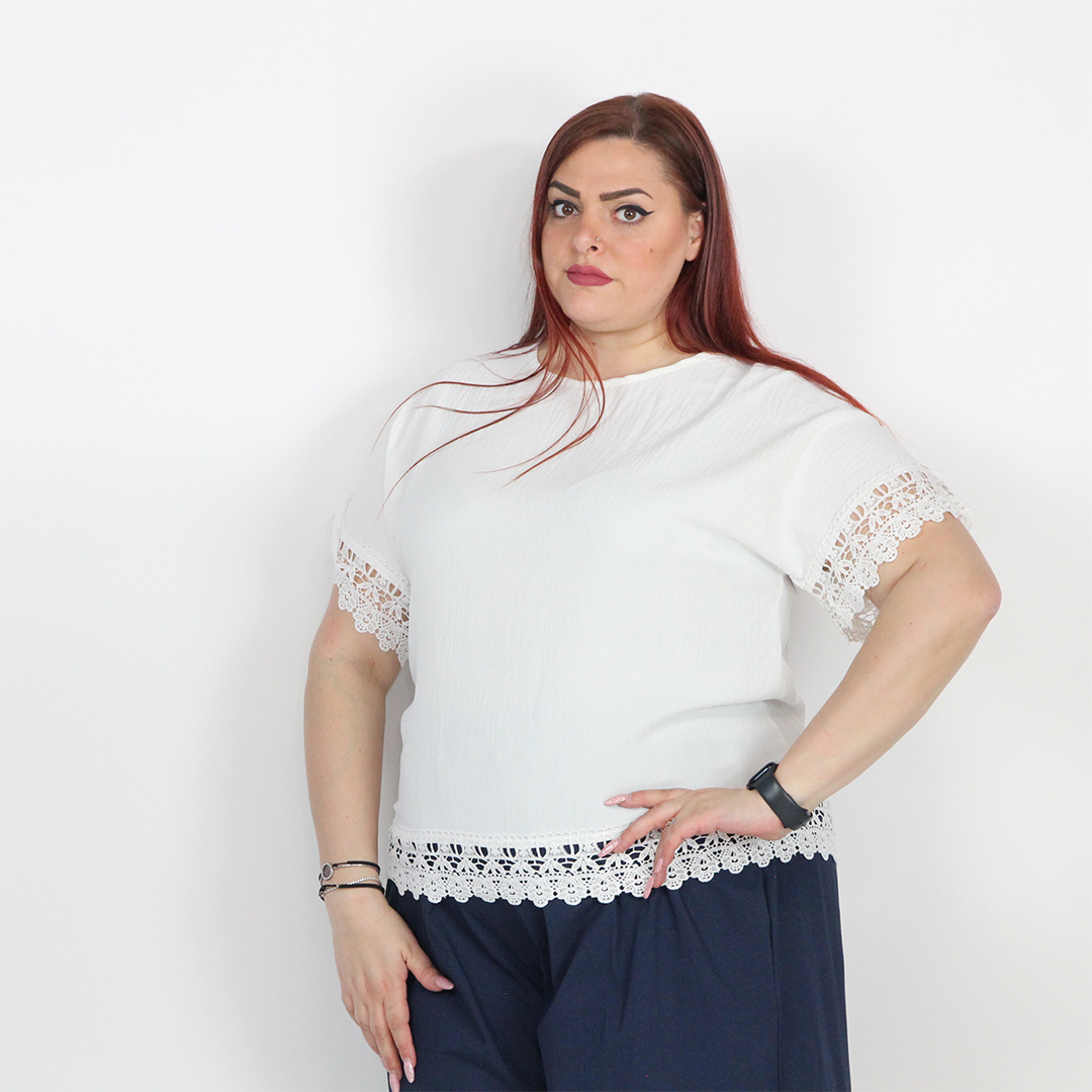 BLUSA MACRAME - immagine 6