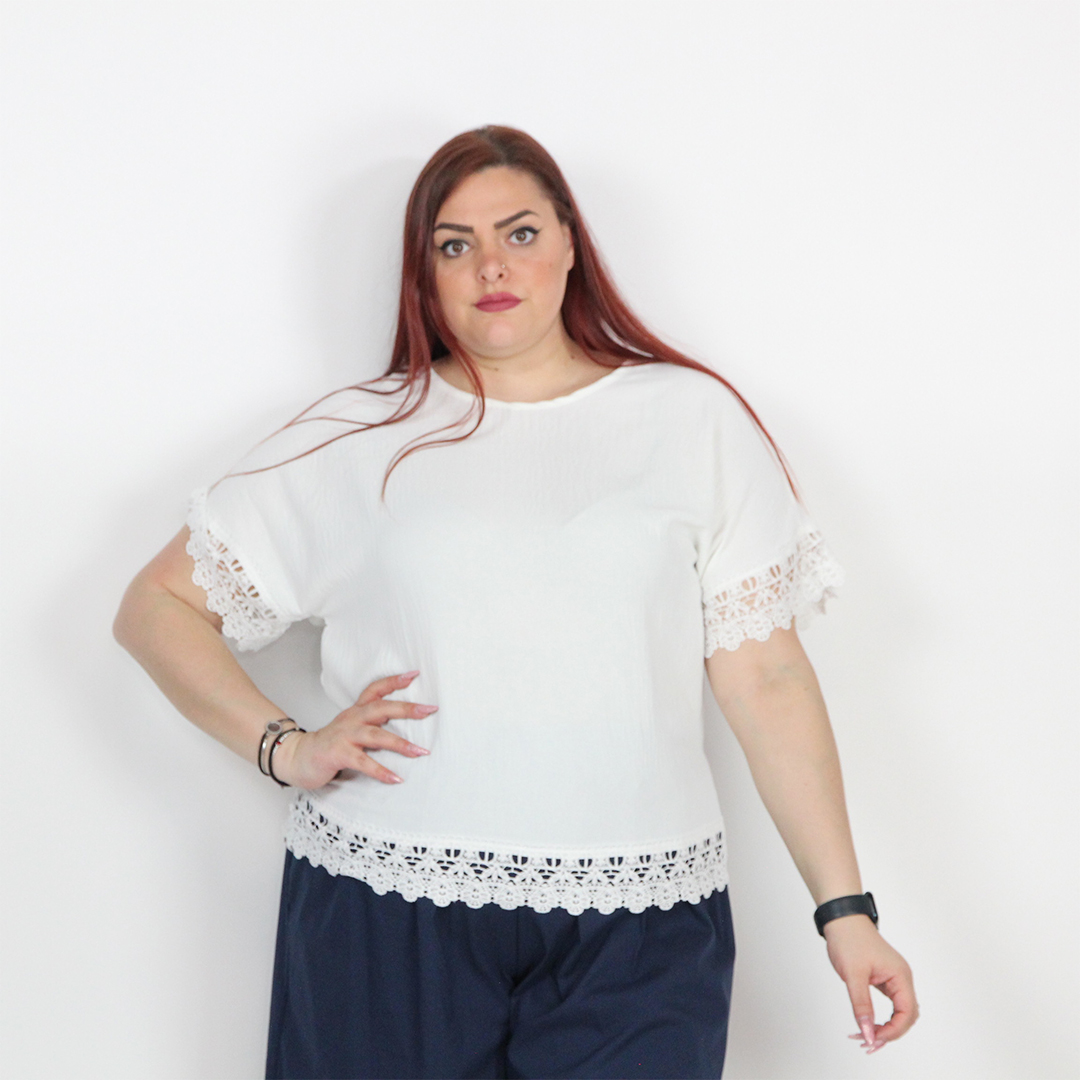 BLUSA MACRAME - immagine 7
