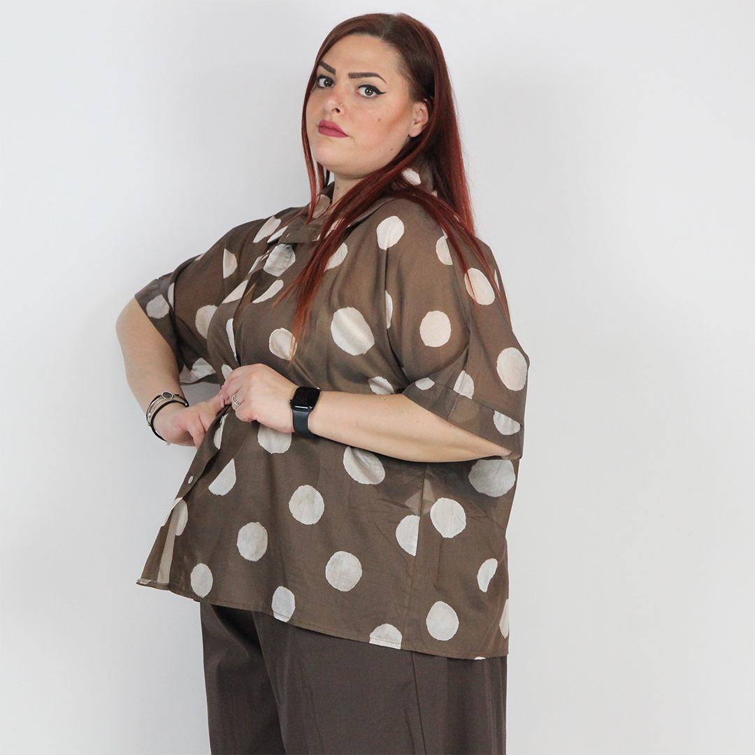 CAMICIA POIS CURVY - immagine 4