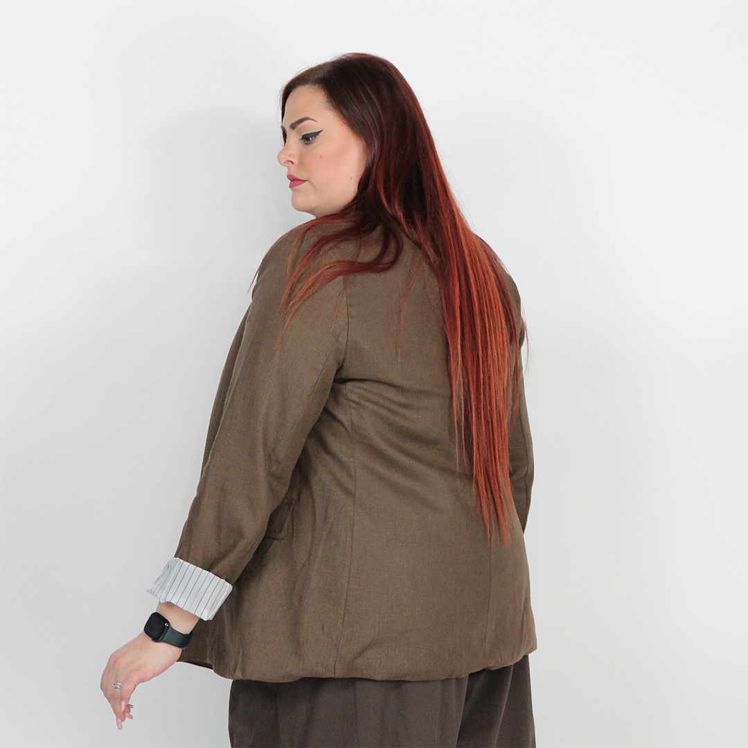 GIACCA LINO CURVY - immagine 6
