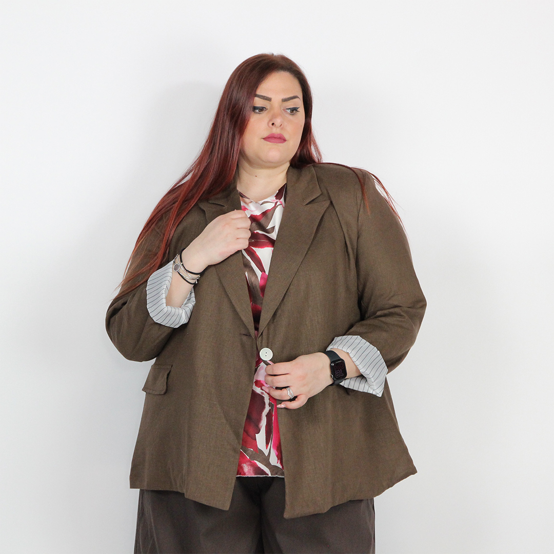 GIACCA LINO CURVY - immagine 7