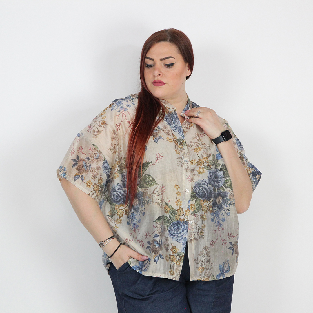CAMICIA FIORELLINI CURVY - immagine 6