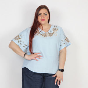 BLUSA RICAMI FIORI