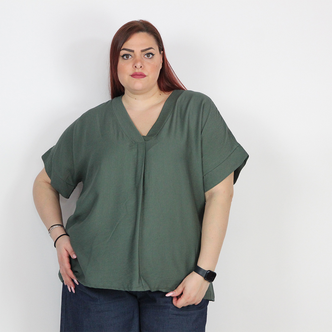 BLUSA PIEGA CURVY - immagine 5