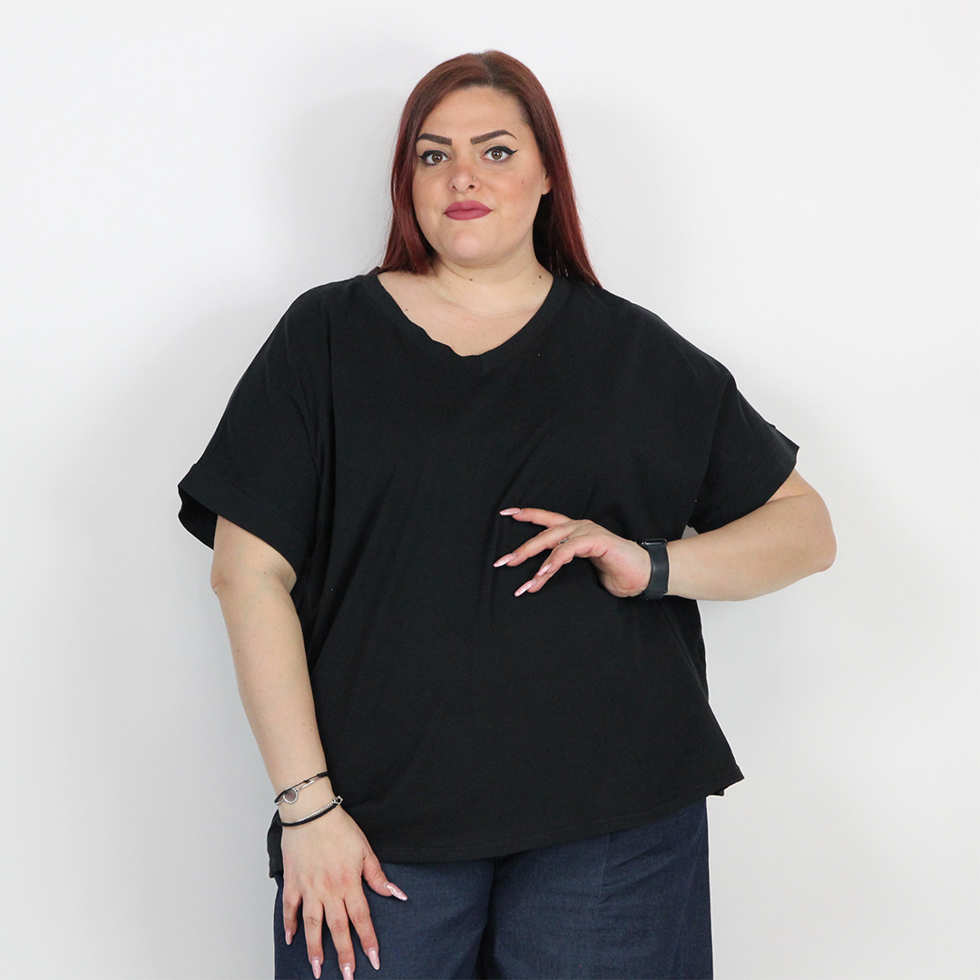 T-SHIRT OVERSIZE V - immagine 5