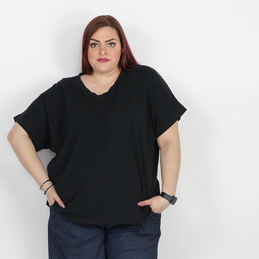 T-SHIRT OVERSIZE V - immagine 6