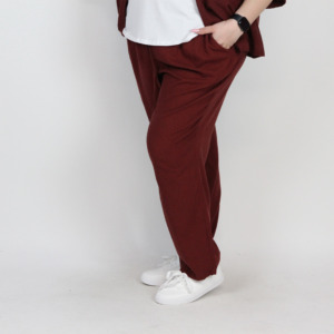 PANTA LINO OVERSIZE