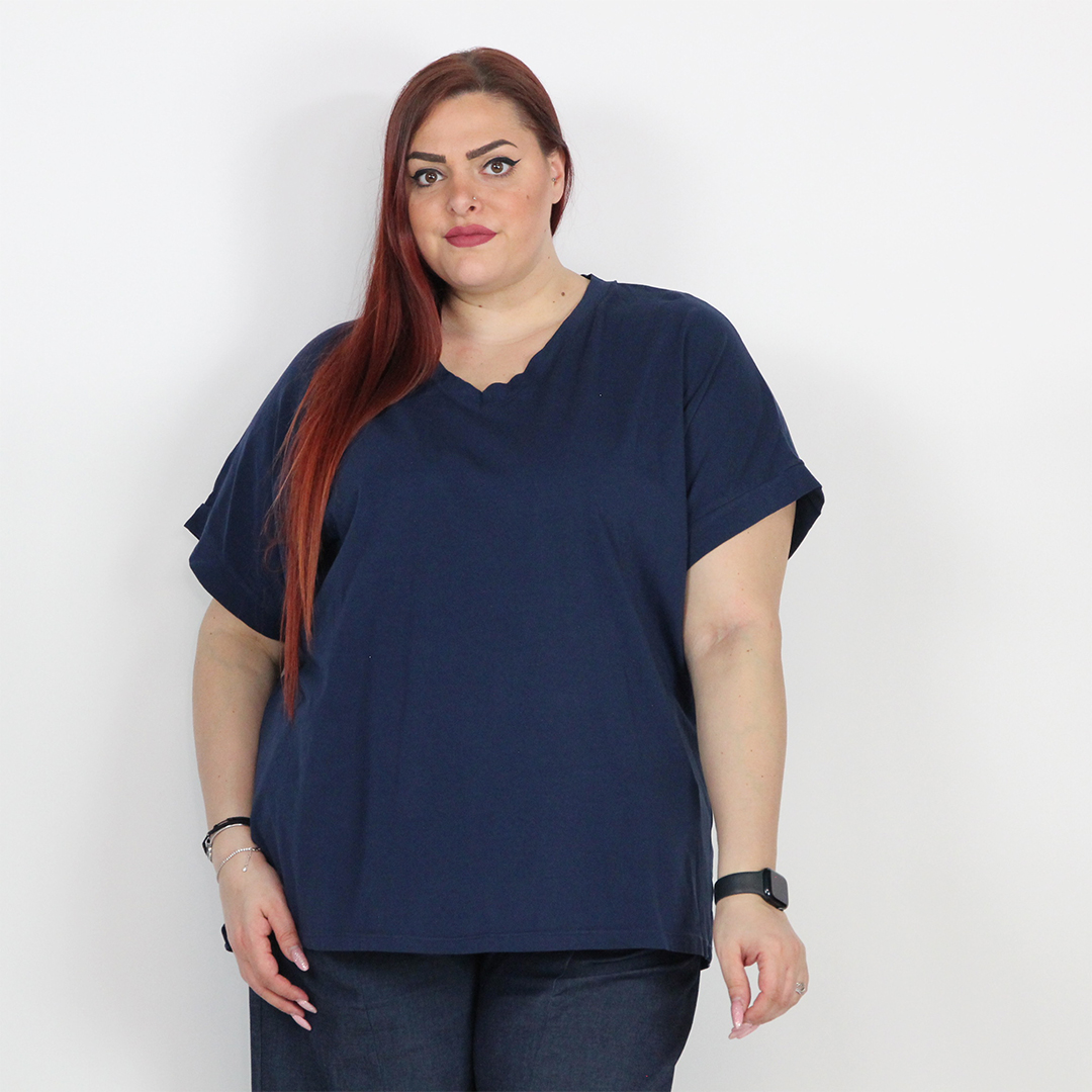T-SHIRT OVERSIZE V - immagine 7