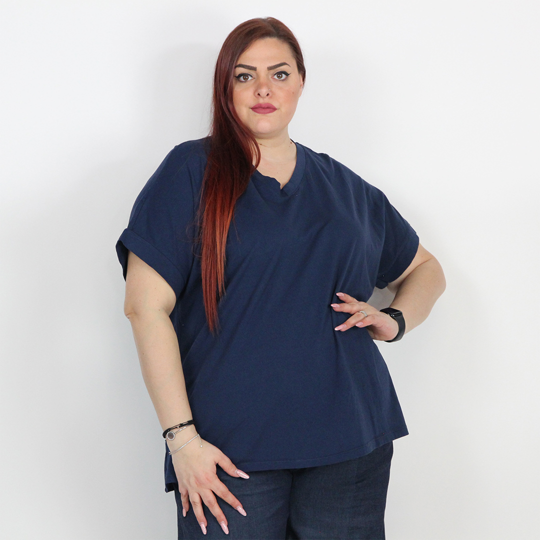 T-SHIRT OVERSIZE V - immagine 8