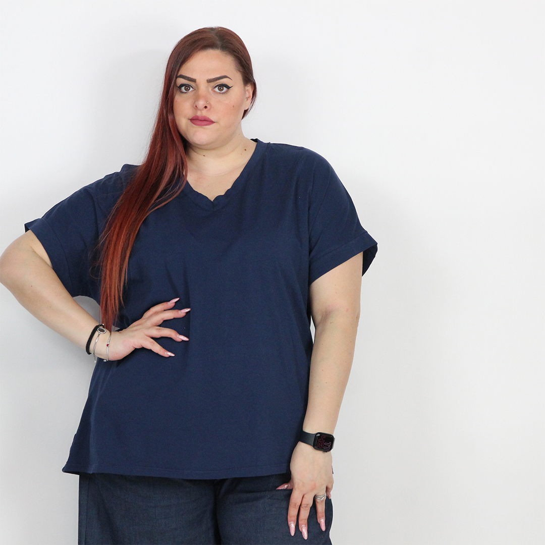T-SHIRT OVERSIZE V - immagine 9