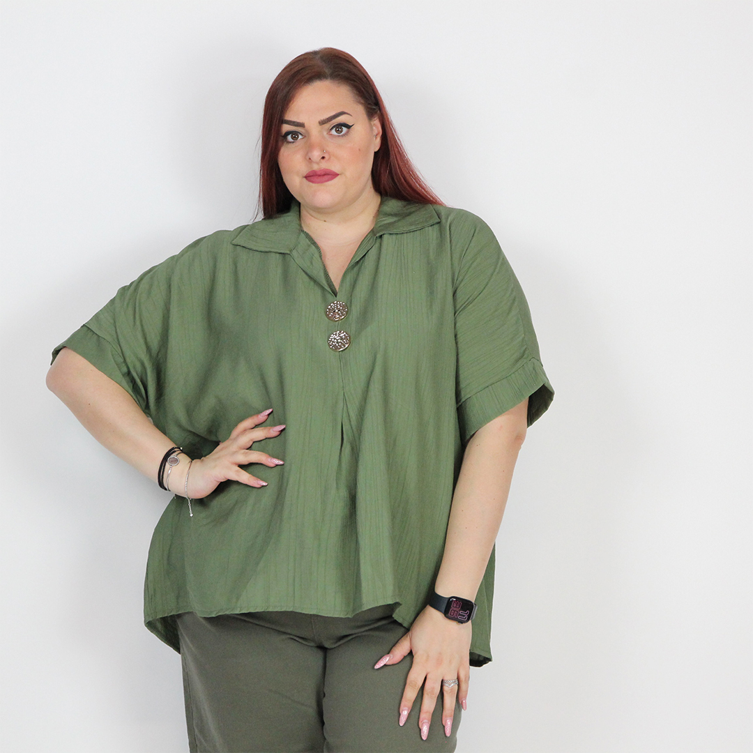 BLUSA CON BOTTONI - immagine 11