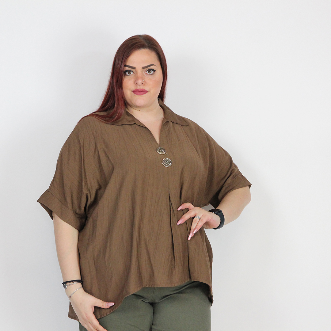 BLUSA CON BOTTONI - immagine 18