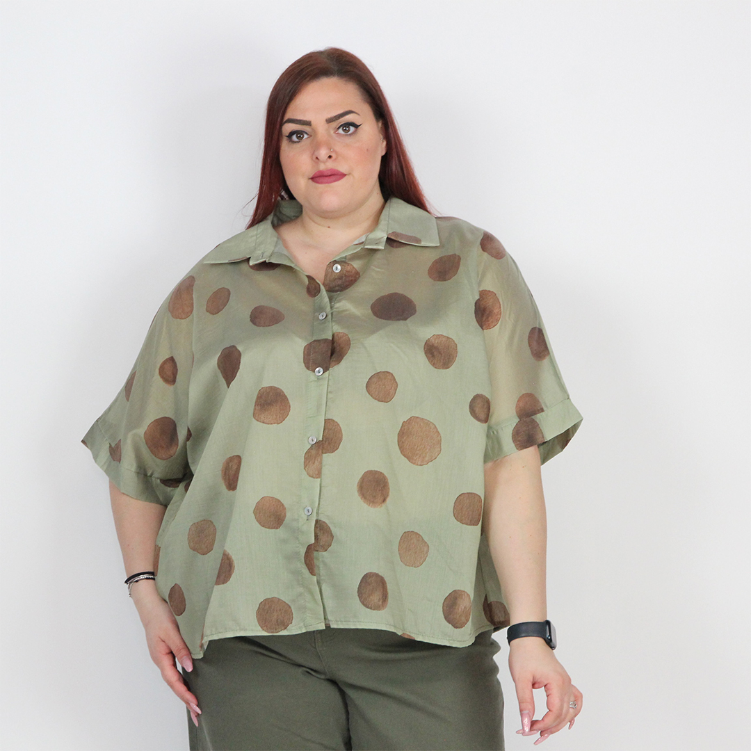 CAMICIA POIS CURVY - immagine 10