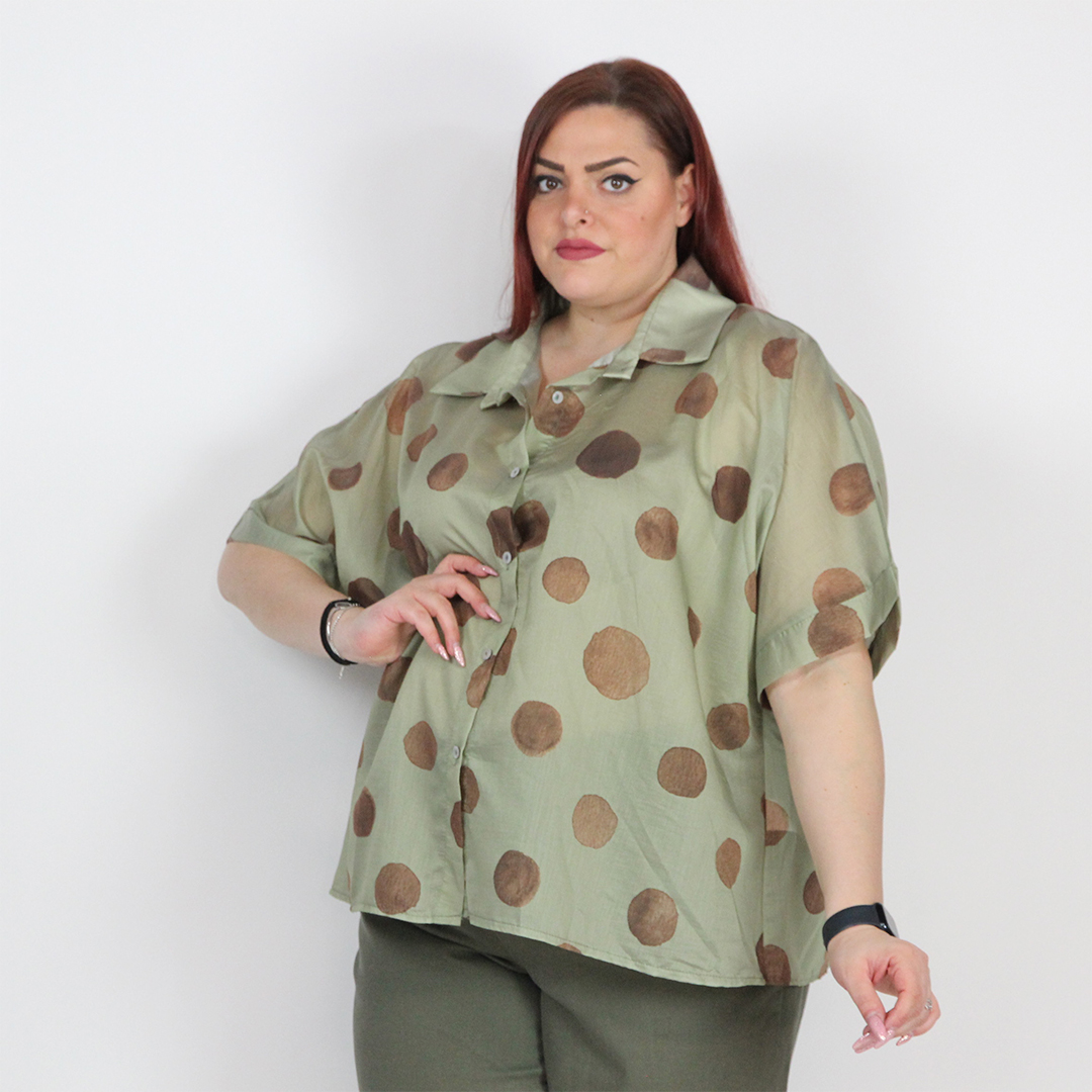 CAMICIA POIS CURVY - immagine 11