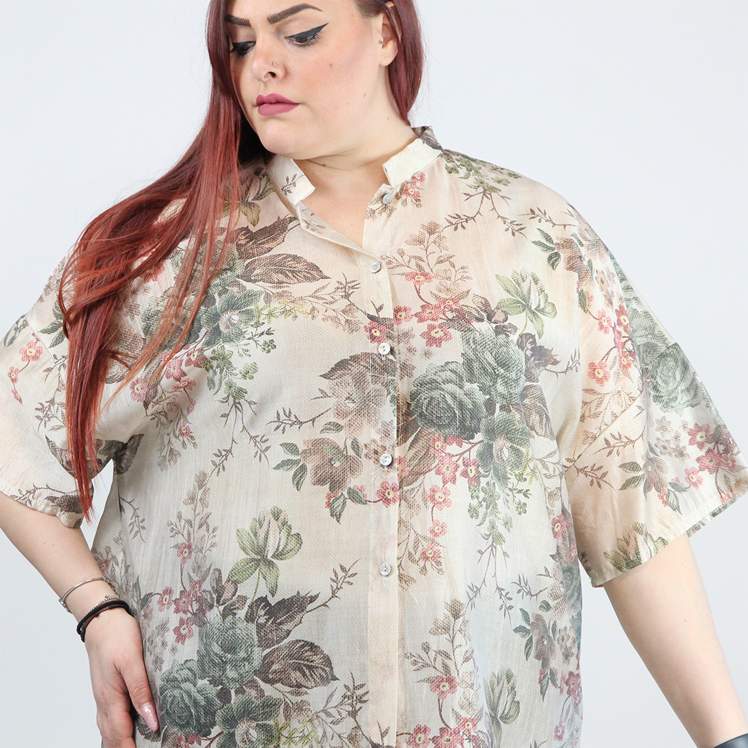CAMICIA FIORELLINI CURVY - immagine 9
