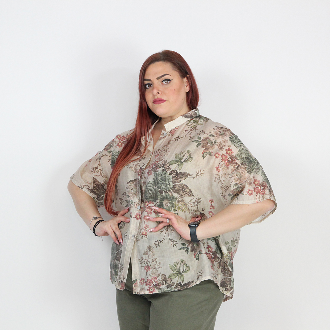 CAMICIA FIORELLINI CURVY - immagine 11