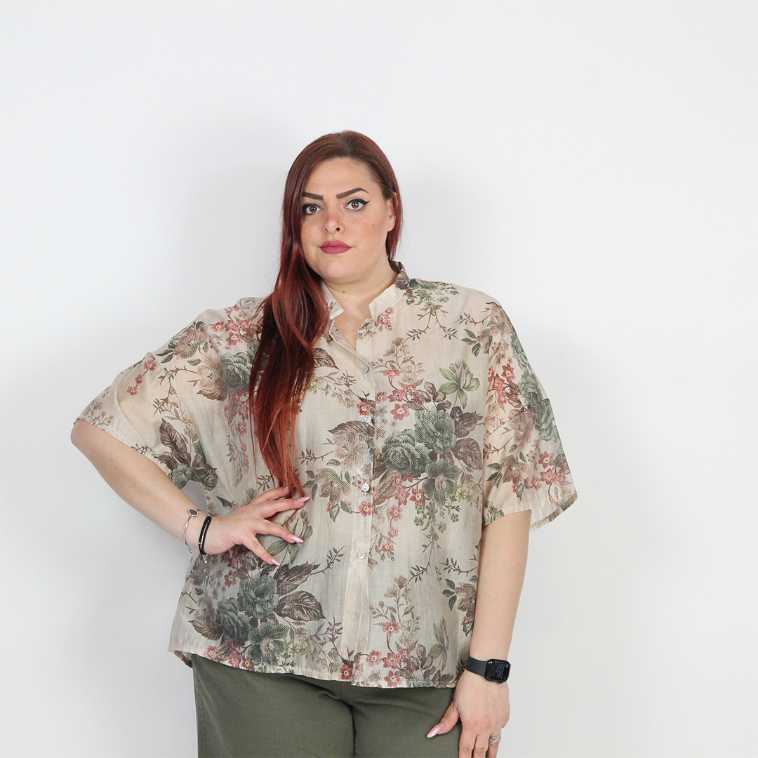 CAMICIA FIORELLINI CURVY - immagine 12